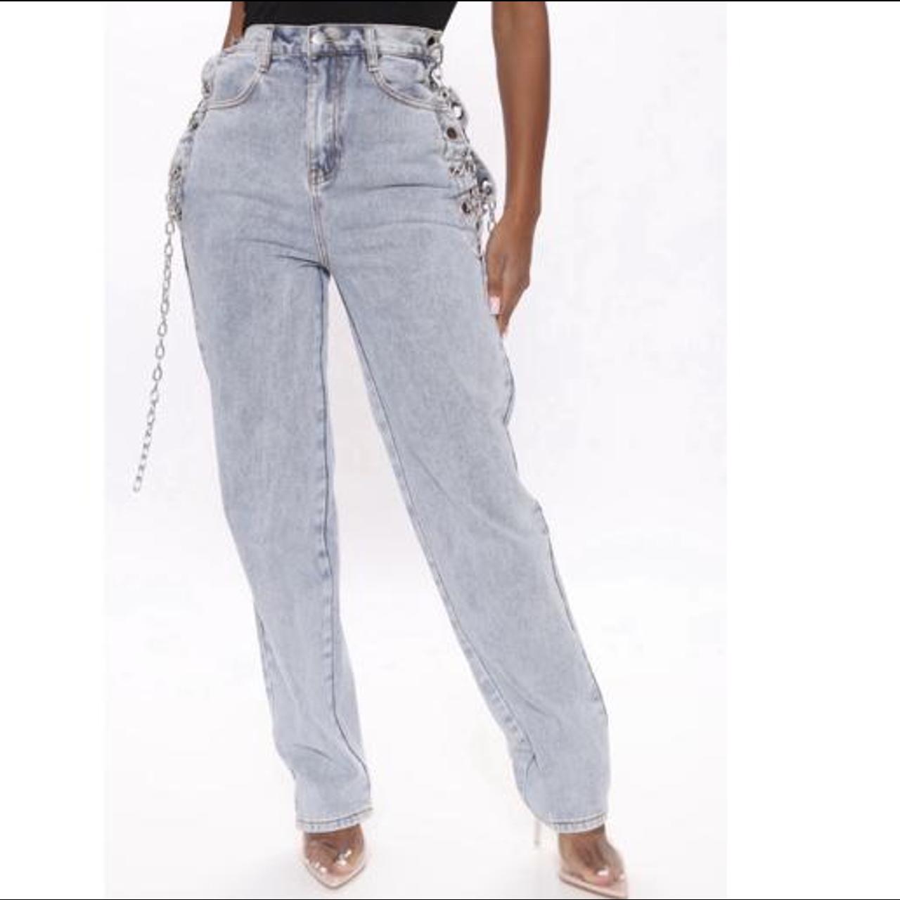 Fashion nova chain pants So cute never worn just... Depop