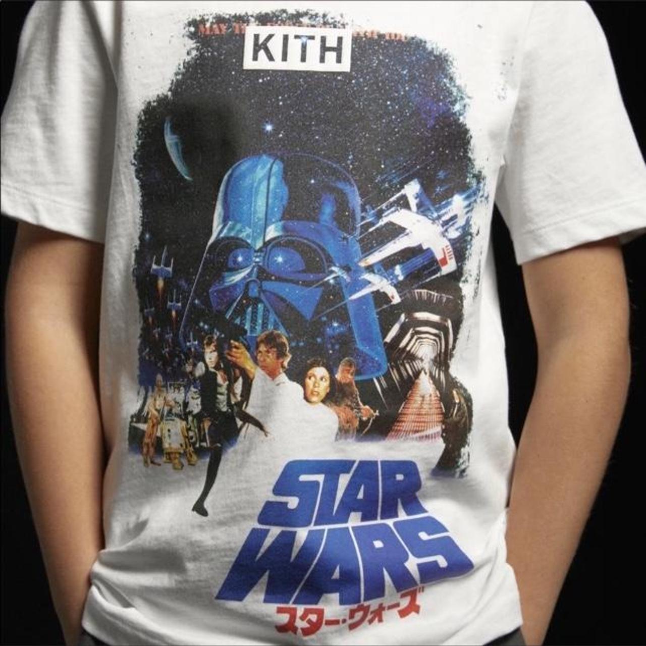 KITH Star Wars A New Hope Box Logo Vintage Men’s Medium T-shirt White