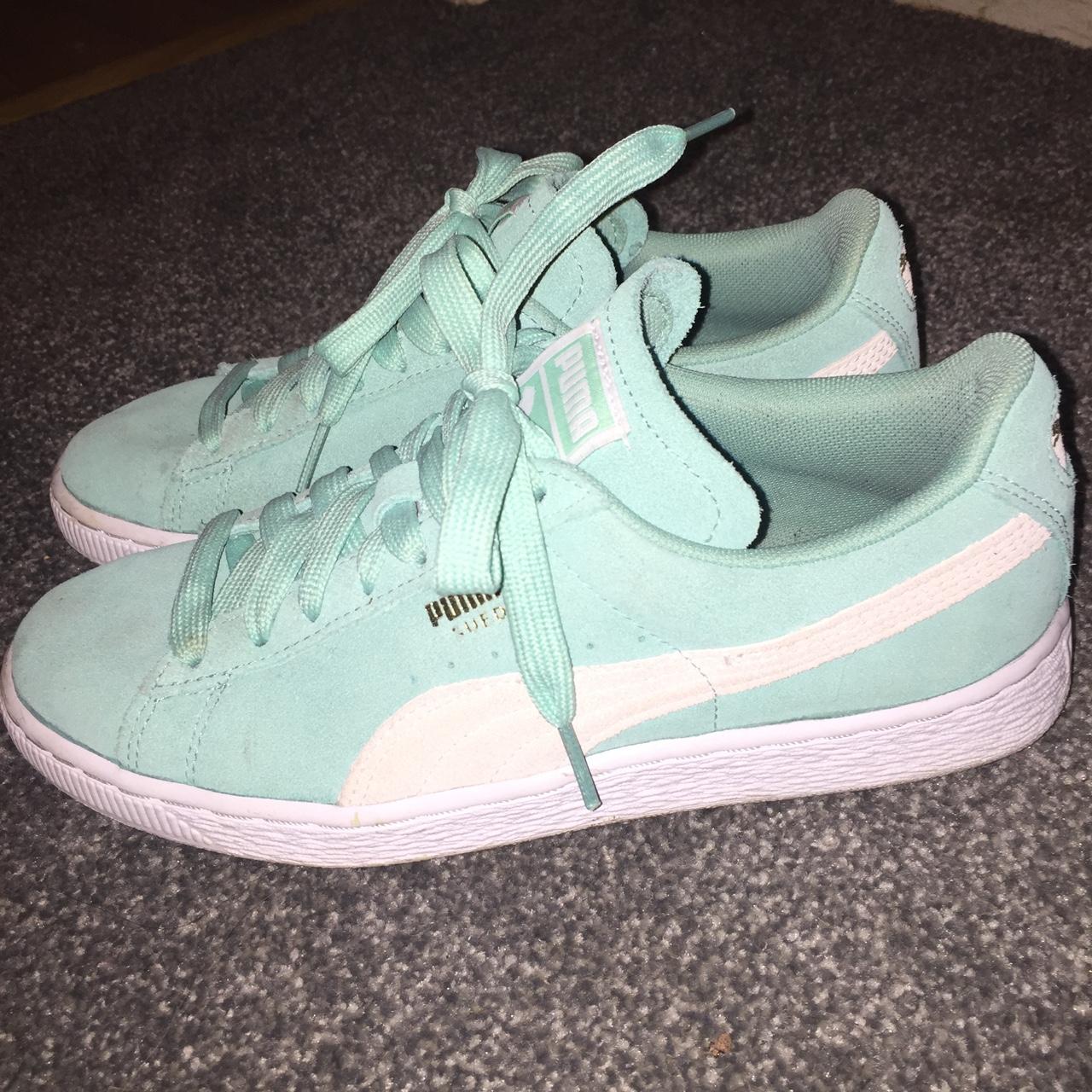 Puma deals suede turquoise