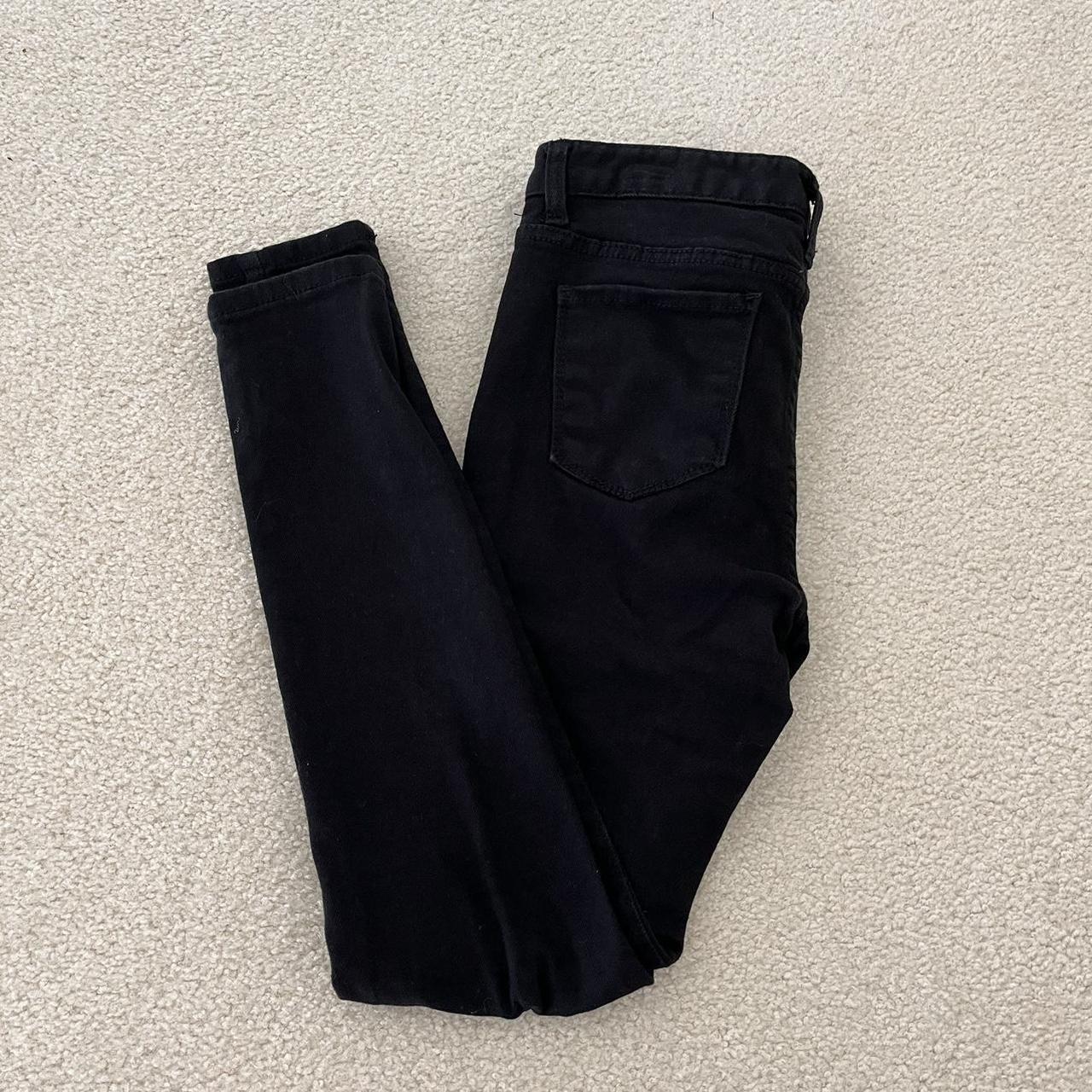 CHUU -5kg black skinny jeans -worn only few... - Depop