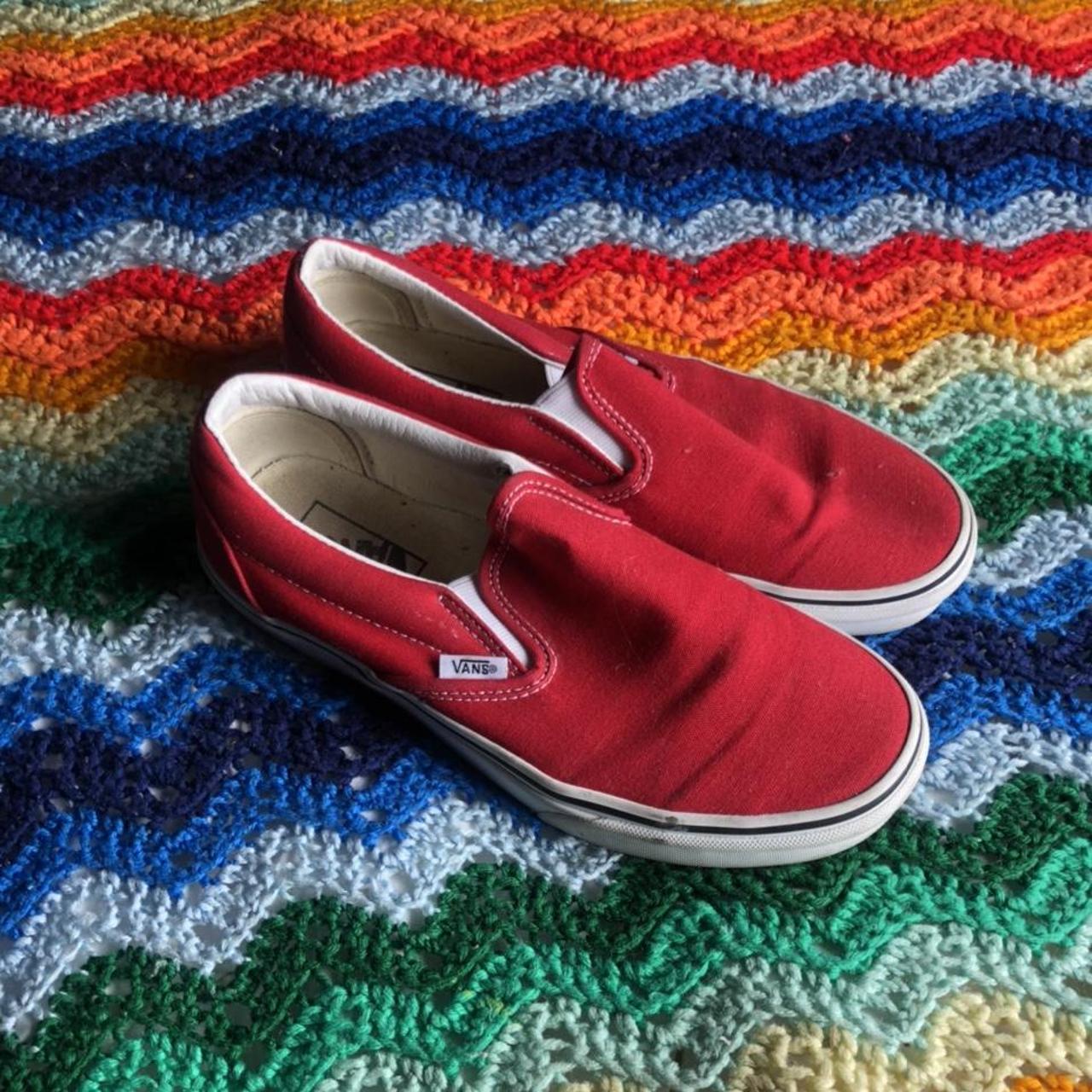 red slip on van