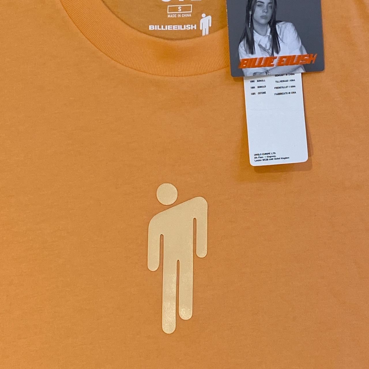 Billie eilish uniqlo store orange