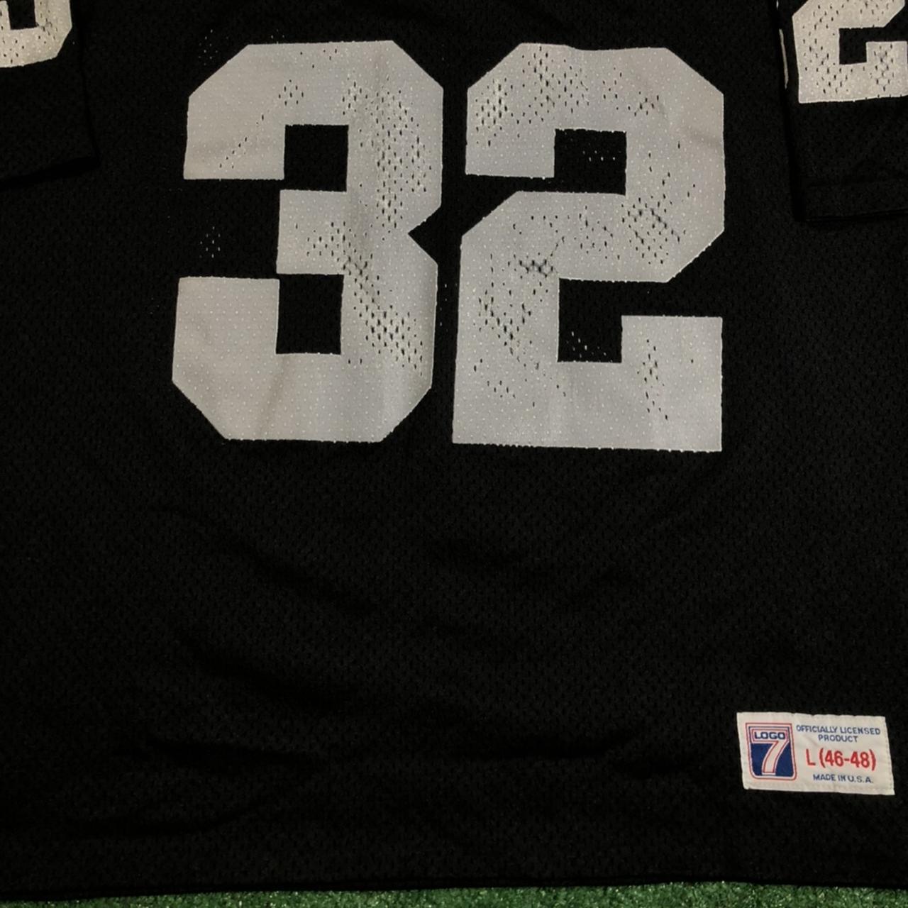 Vintage 90s Champion Marcus Allen #32 Raiders Size 48 USA Made Jersey