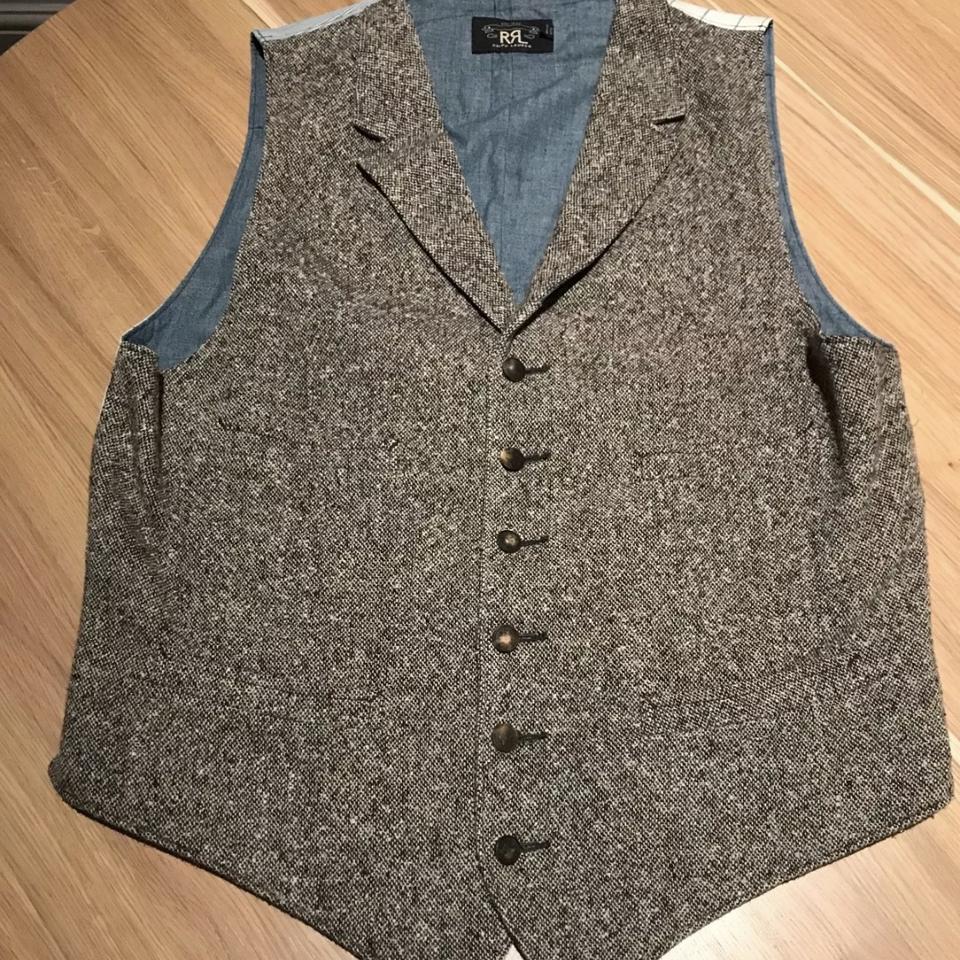 ralph lauren tweed vest