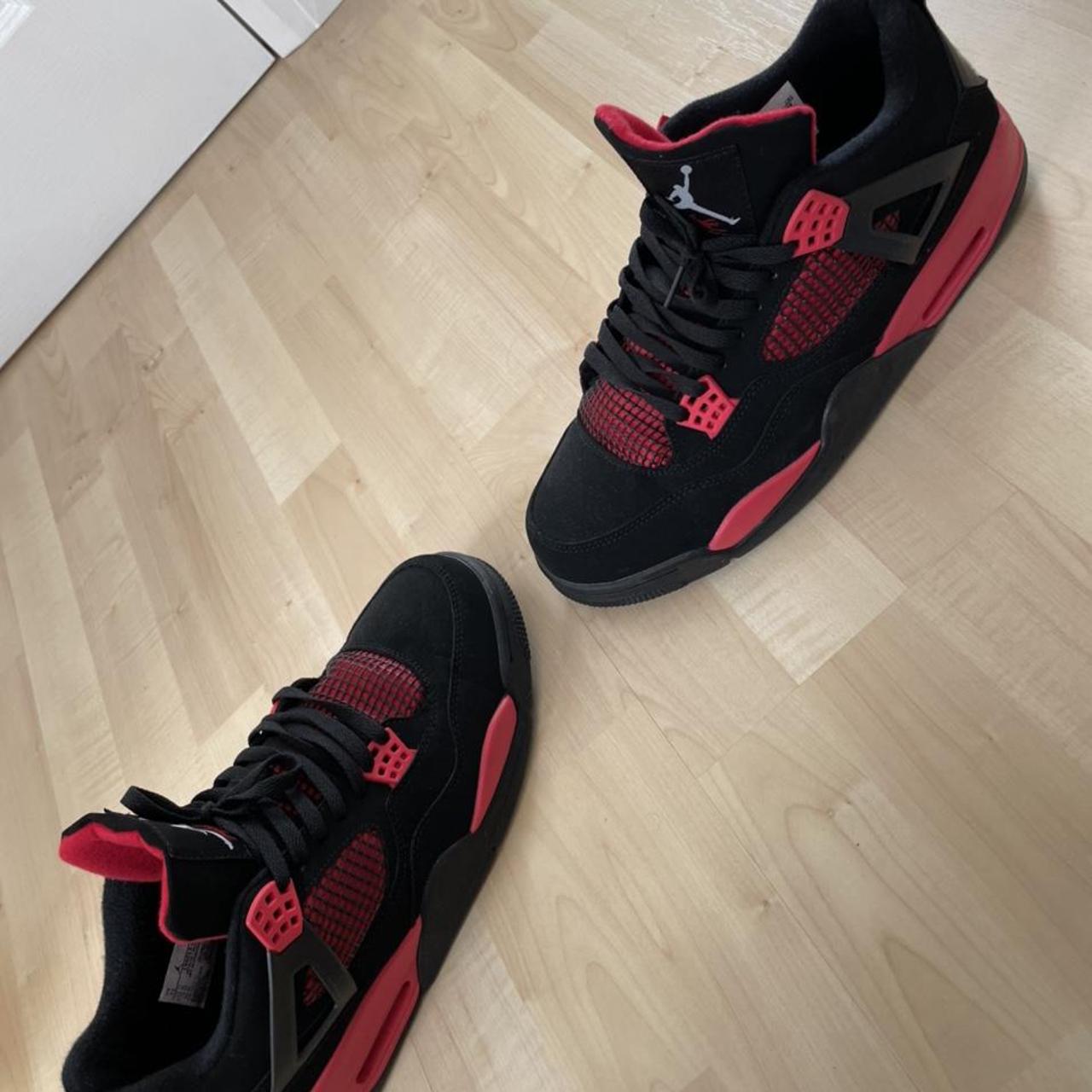 Jordan 4s Red thunder Size uk 11 excellent... Depop