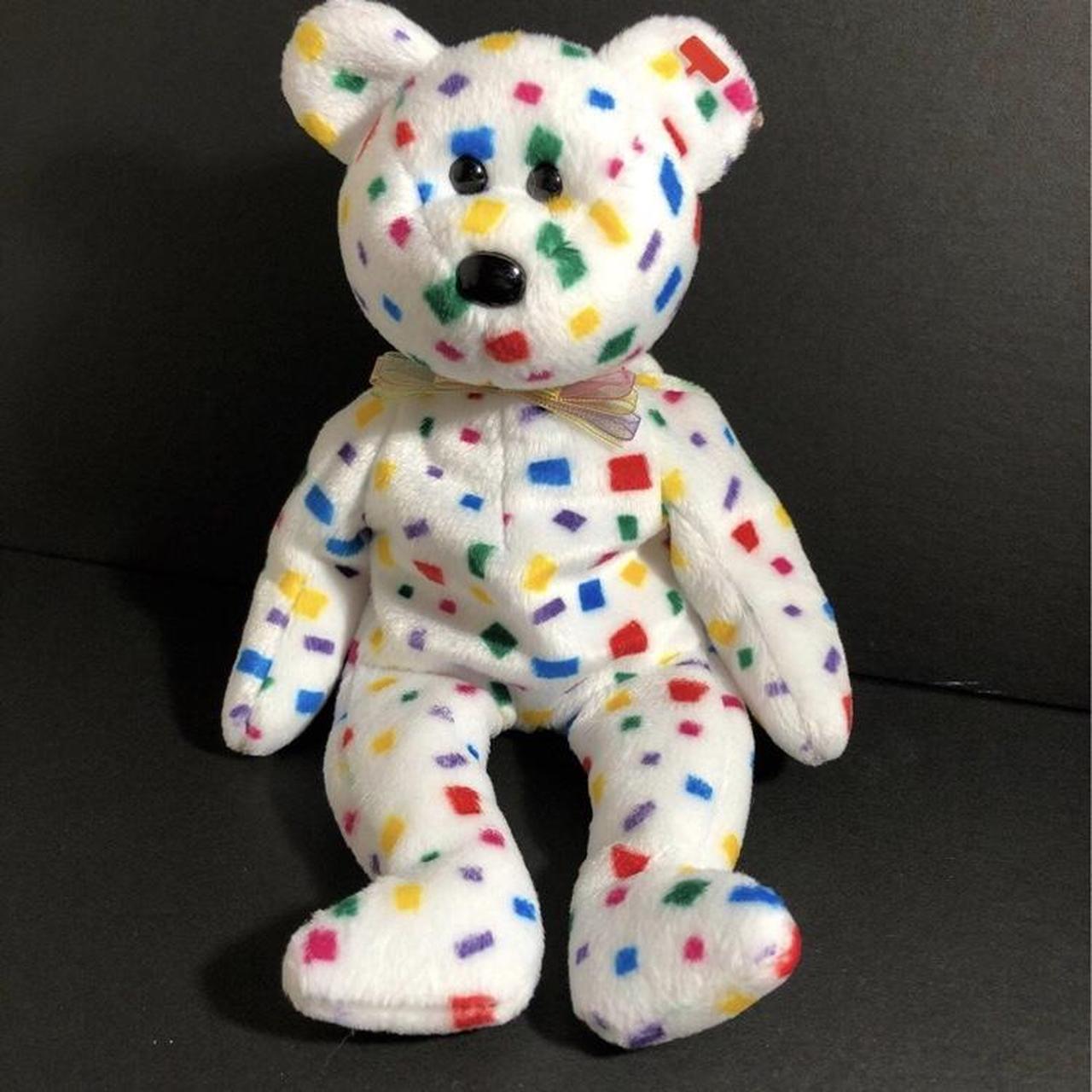 3 TY Beanie Babies Teddy Bears Lot •Ty Beanie Babies... - Depop