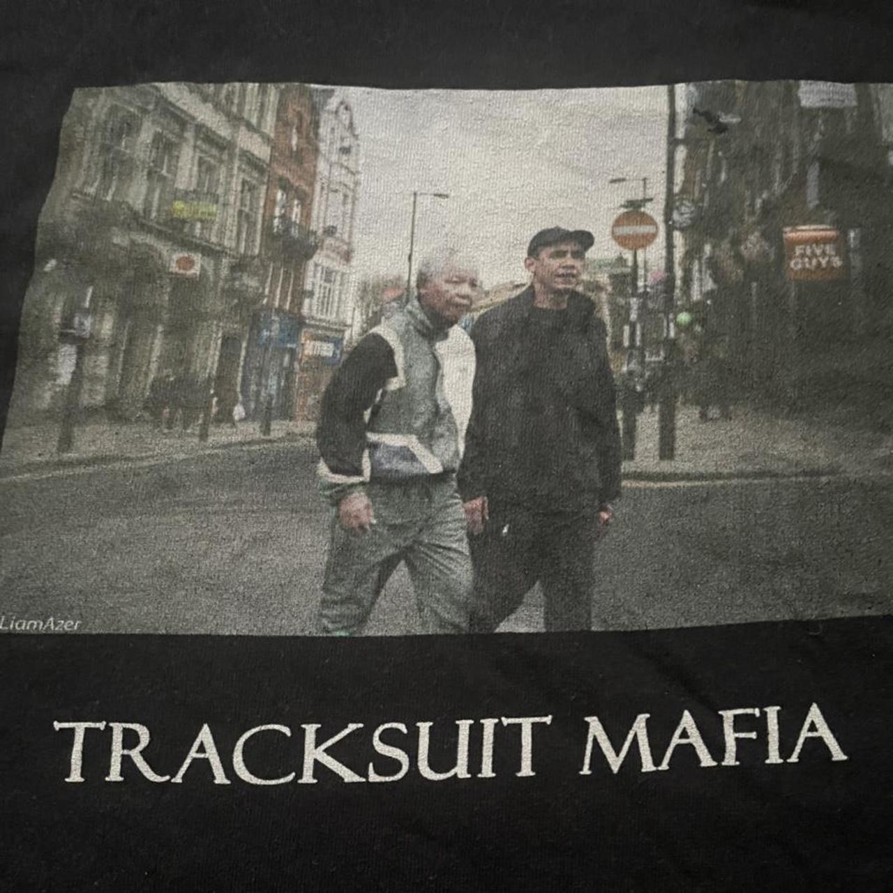 Black tracksuit mafia tee •Size. Xl •Condition.... Depop