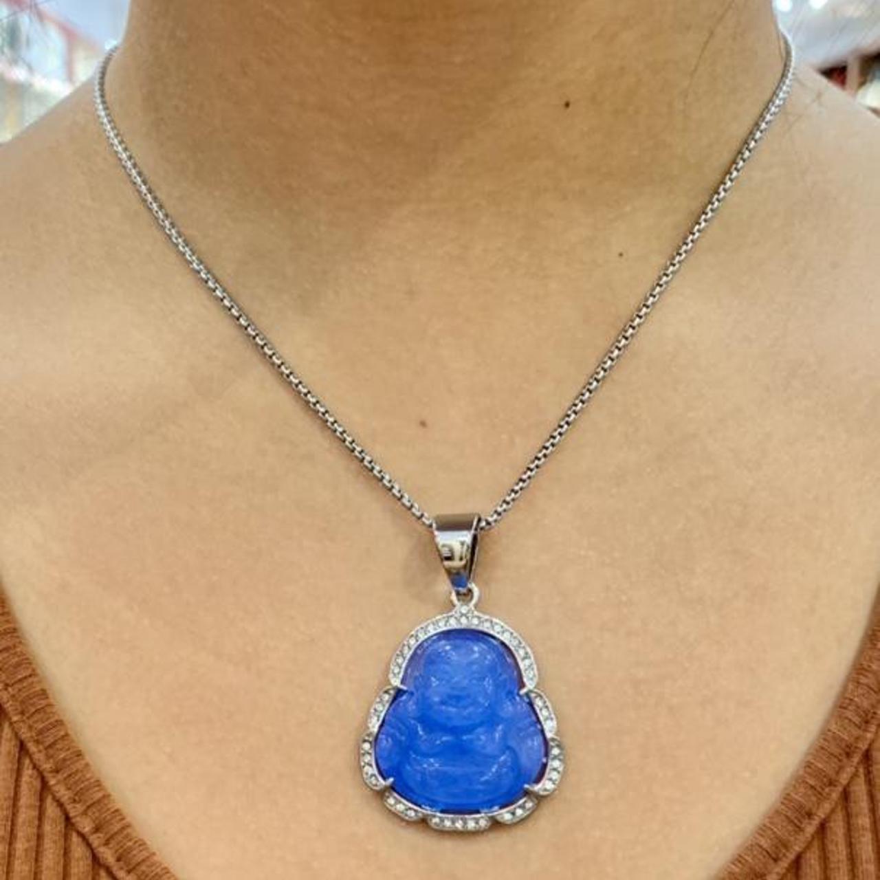 Product Image 1 - Blue Buddha Necklace 

Stainless Steel
Tarnish