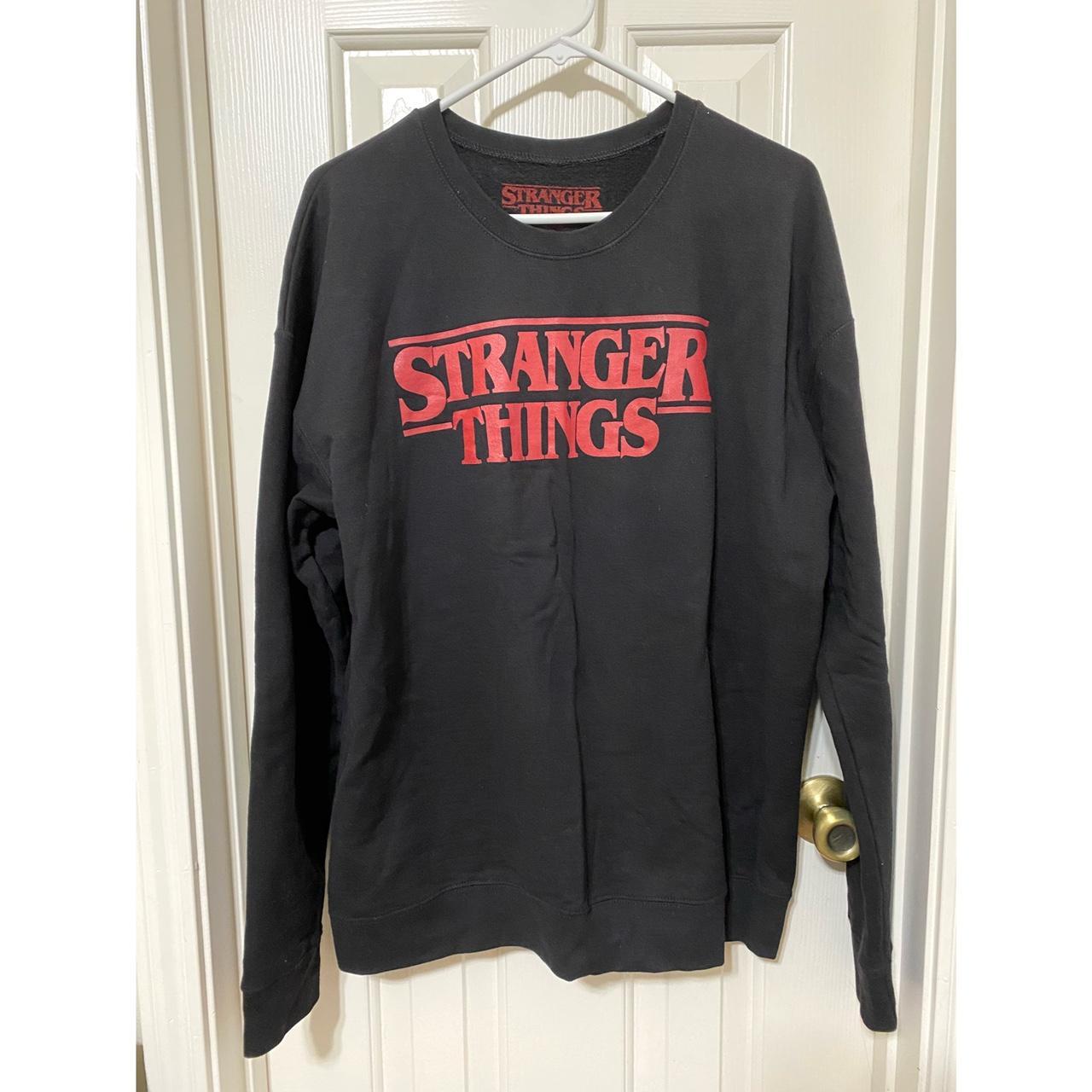 ⭐️(Official) Netflix Stranger Things Logo Sweater... - Depop