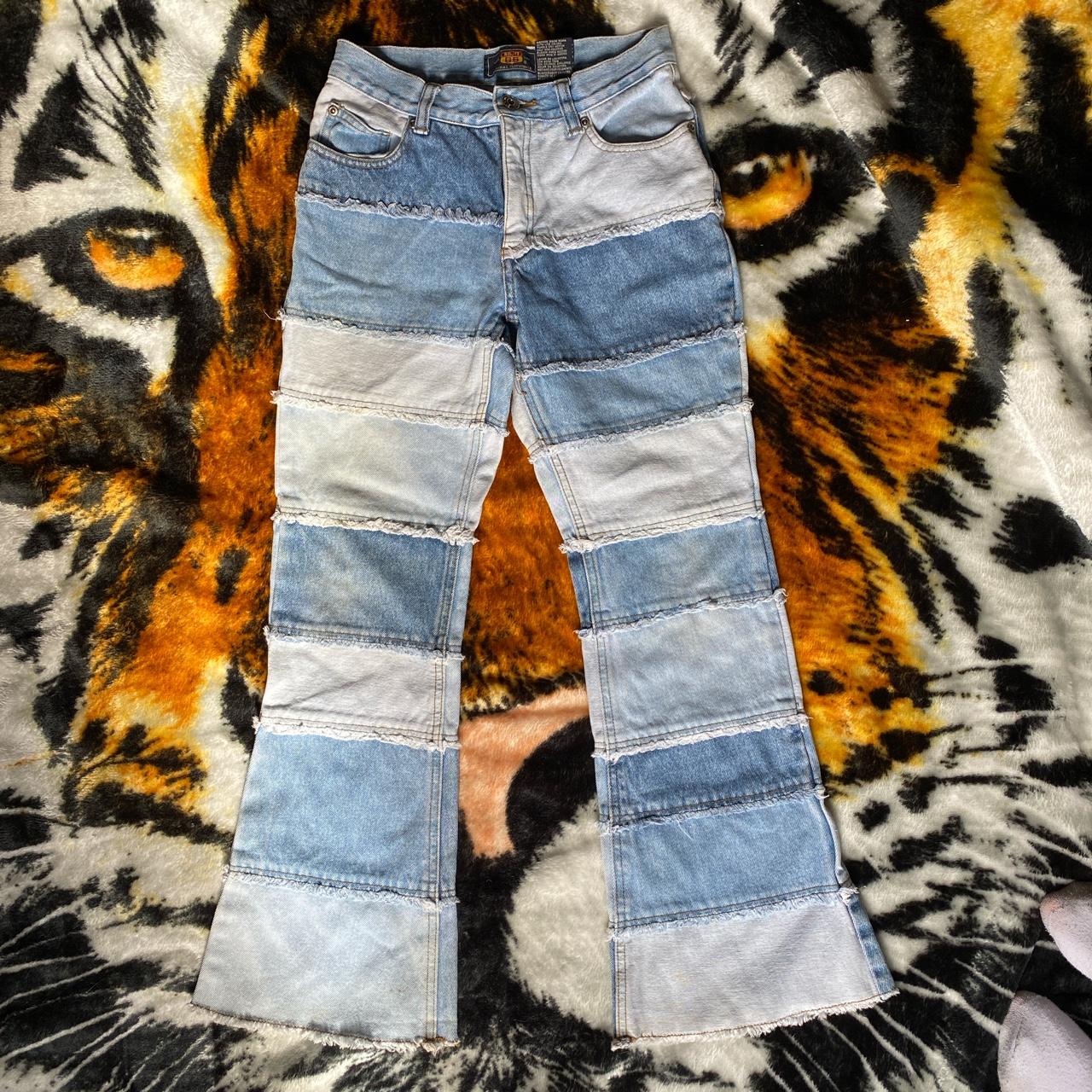 Zana di patchwork store jeans