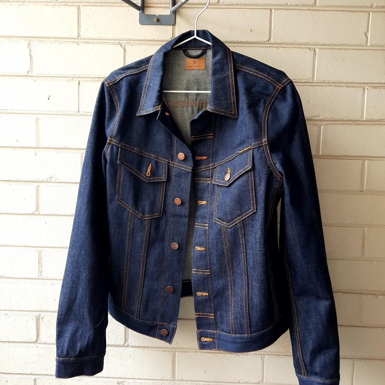 Nudie Jeans Billy Dry Ring Denim Jacket Worn all of... - Depop