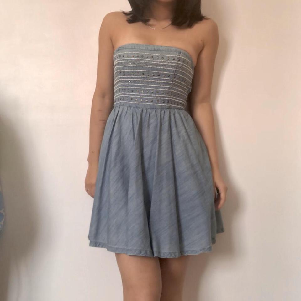 Hollister strapless dress sale