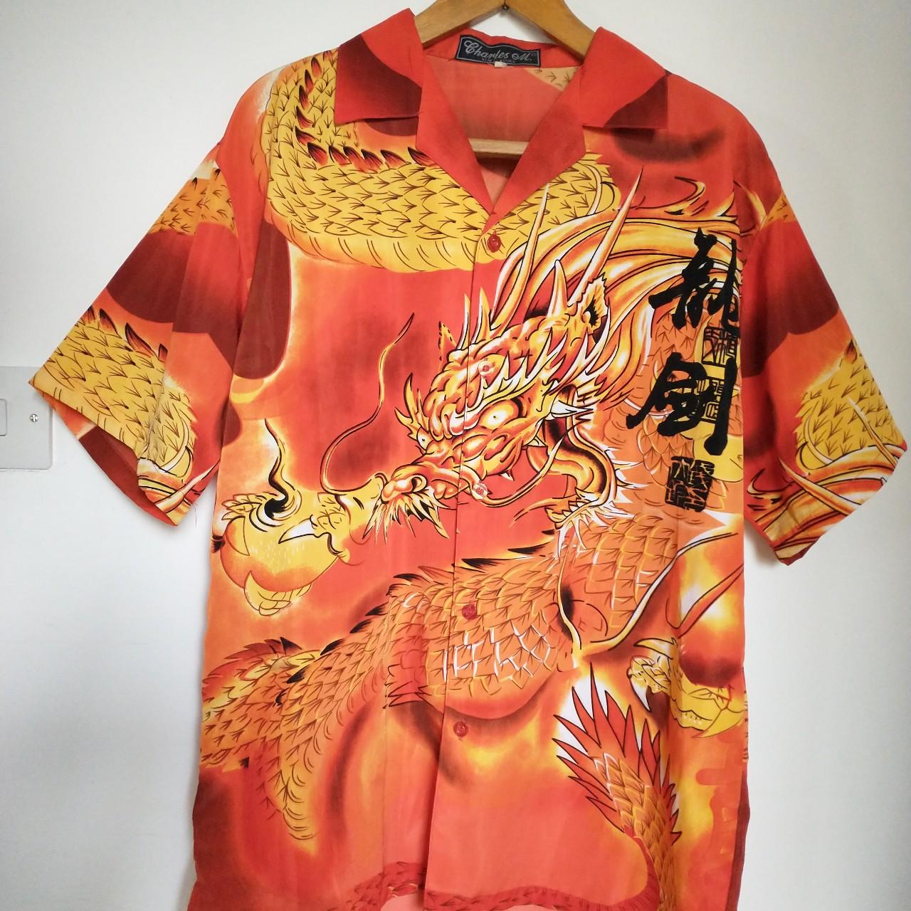 dragon flame shirt