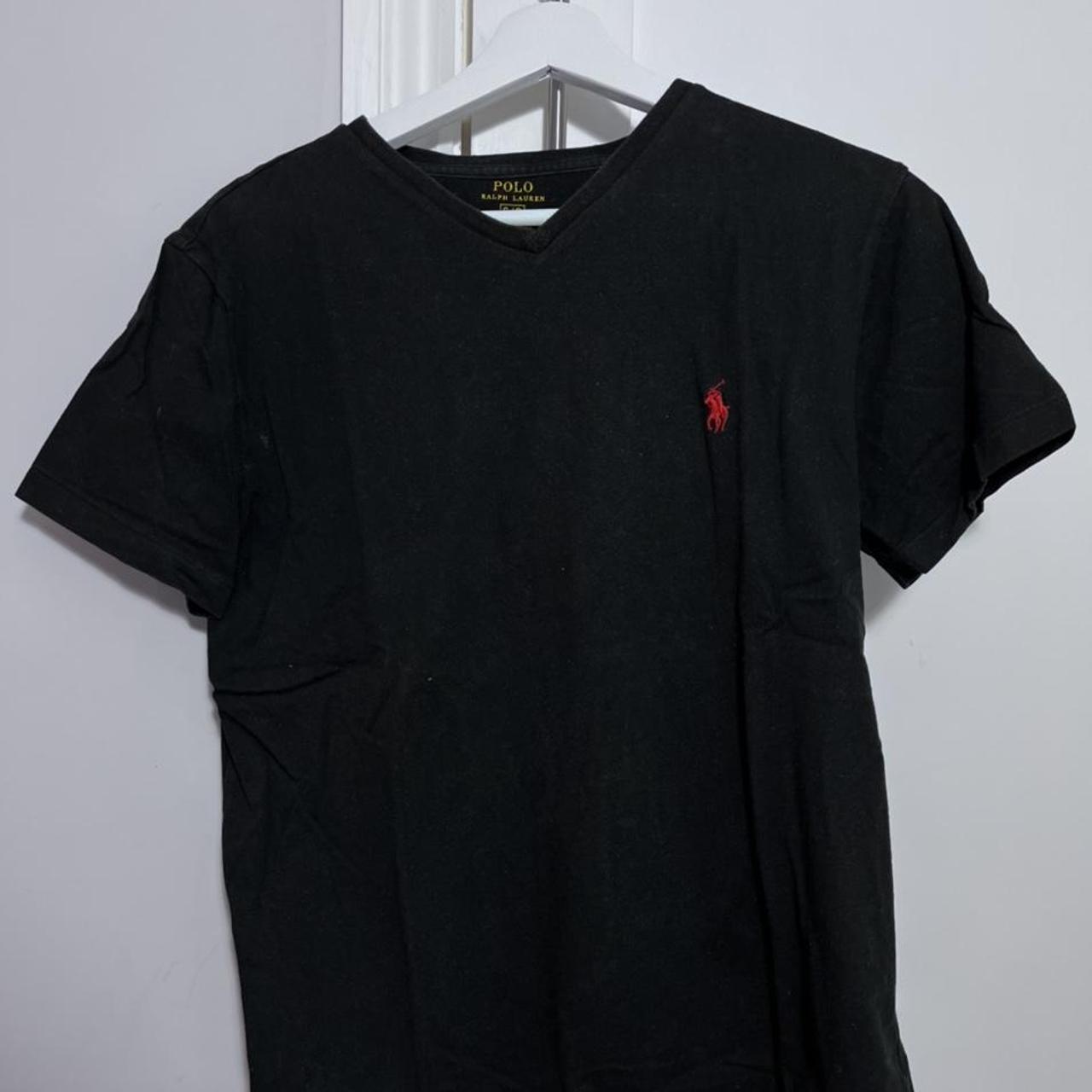 Polo Ralph Lauren Men's Black T-shirt | Depop