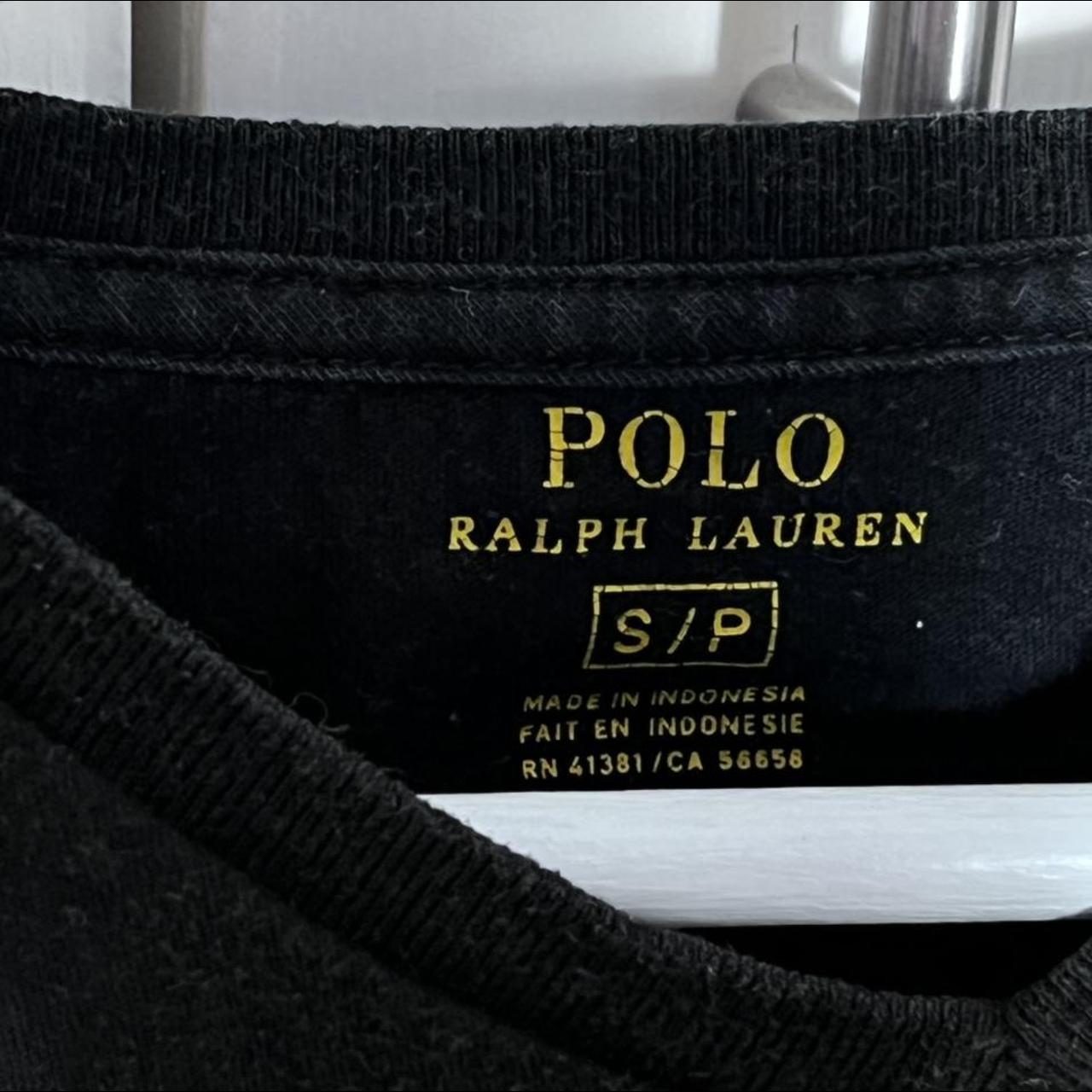 Polo Ralph Lauren Men's Black T-shirt | Depop