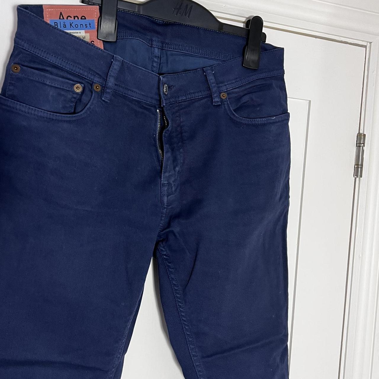 Acne Studios Men's Blue Jeans | Depop