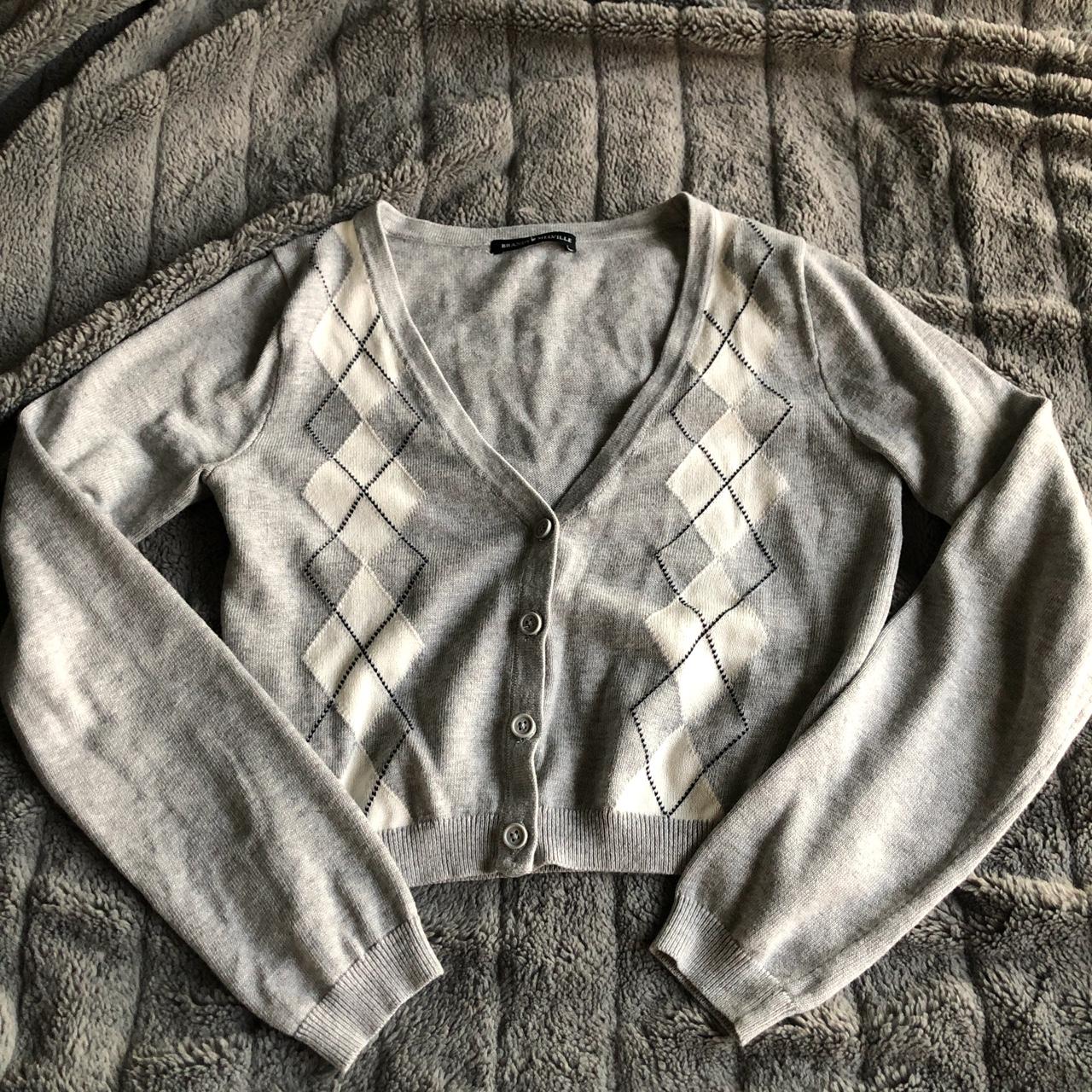 Brandy Melville Elizabeth Cotton Argyle Sweater – Brandy Melville