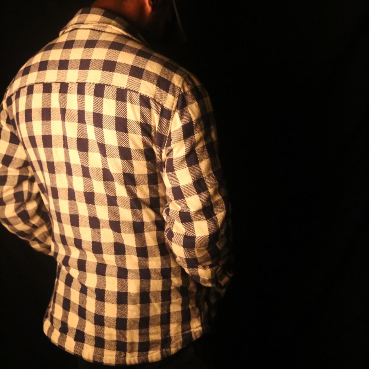 NWT Lucky Brand Plaid Flannel Button Shirt Mens Navy - Depop