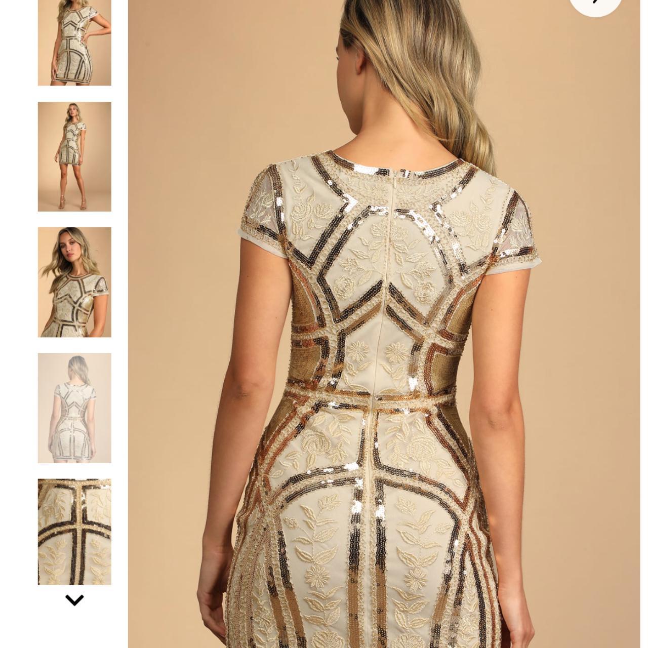 Lulus formal sequin dress Similar fit to last photo... Depop