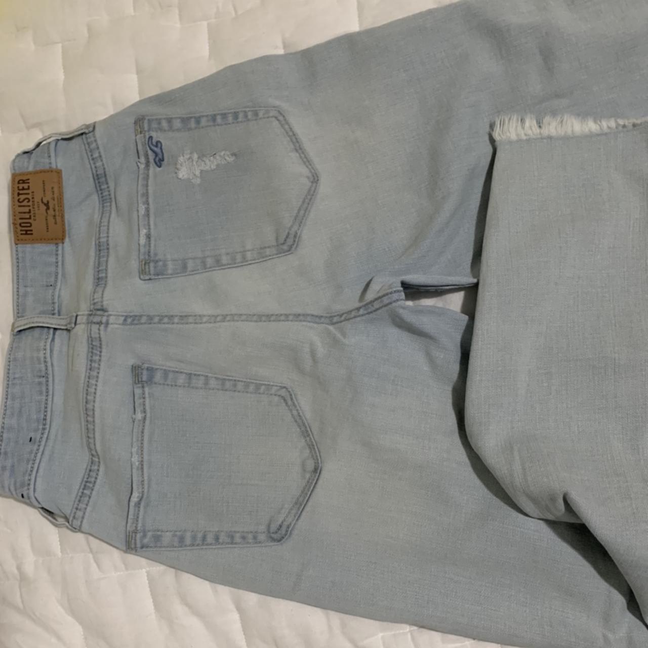 Light Wash, High Waisted,Hollister Jeans. They Are... - Depop