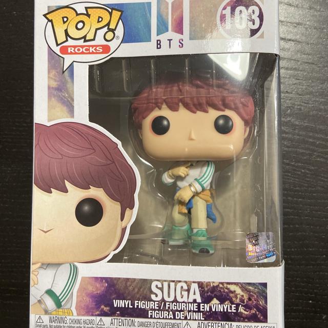 BTS FUNKO POP VINYL FIGURE: SUGA BRAND NEW NEVER... - Depop