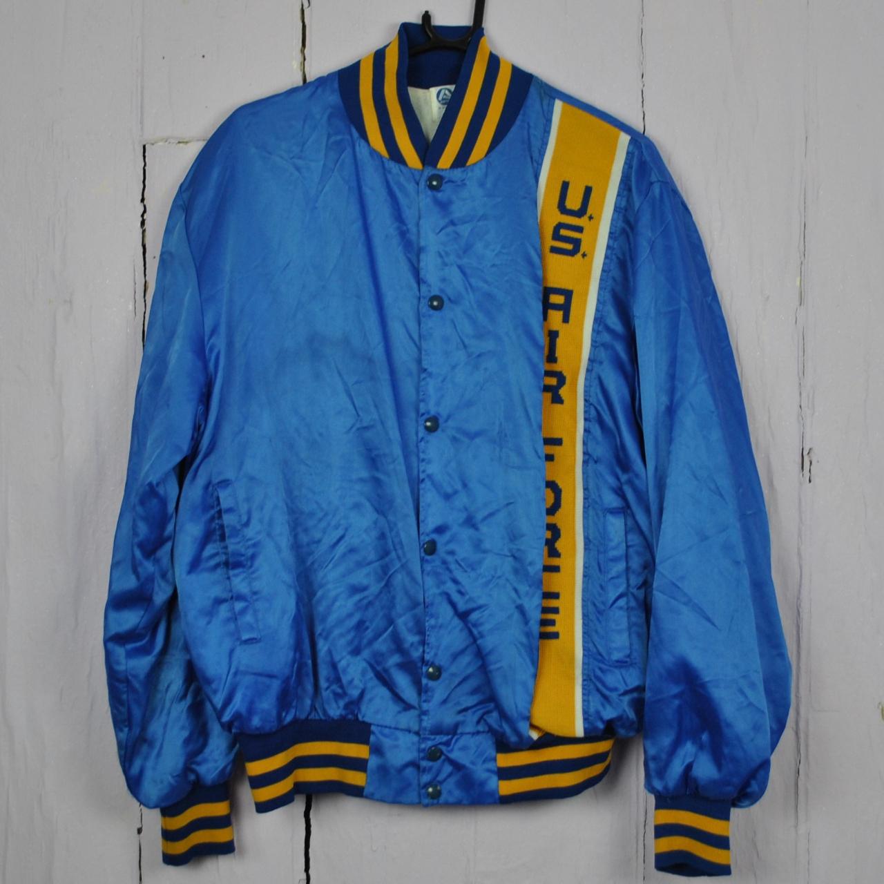 Really nice US air force bomber jacket in a... - Depop