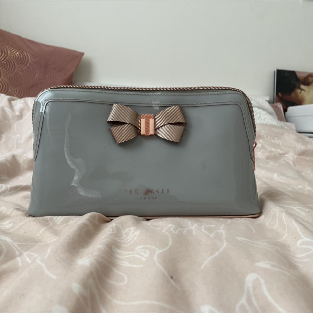 grey and rose gold ted baker purse