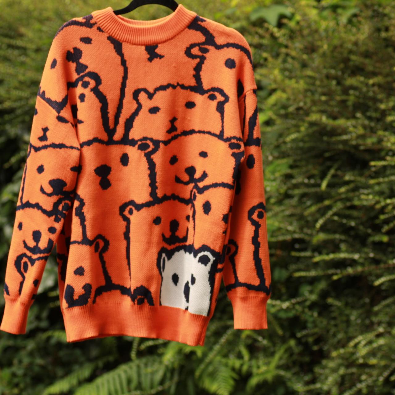 orange bear jumper