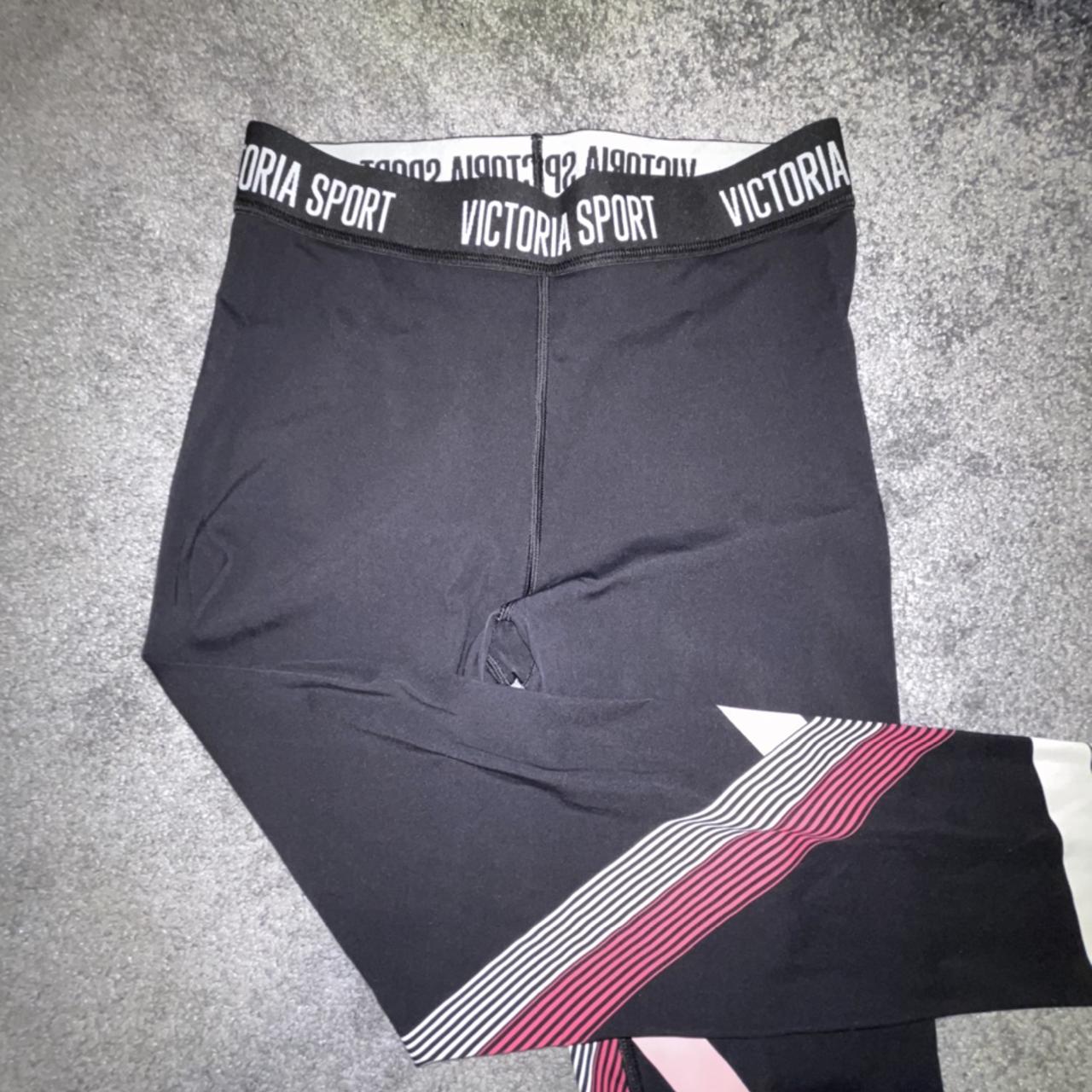 Victoria's Secret PINK Sport Leggings black and - Depop