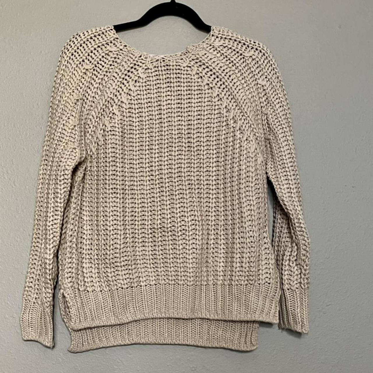 Philosophy Herringbone Knit Sweater Wool blend so... - Depop