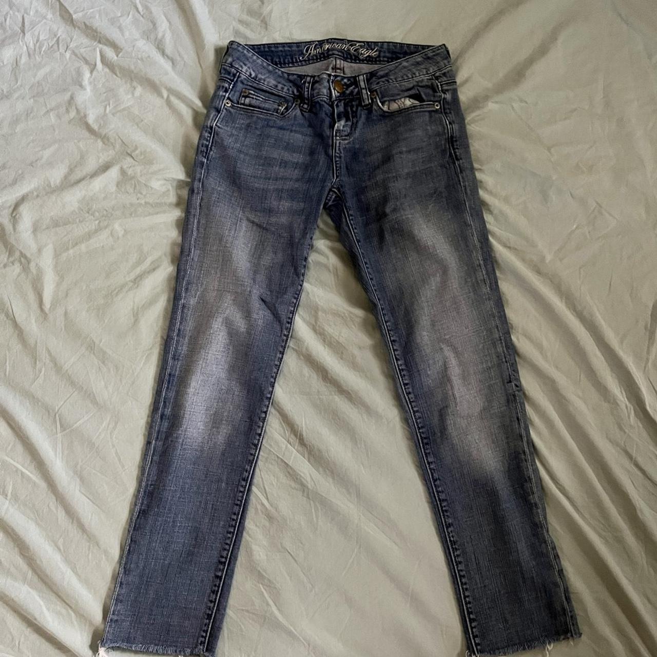 American Eagle Outfitters Women's Blue Jeans | Depop