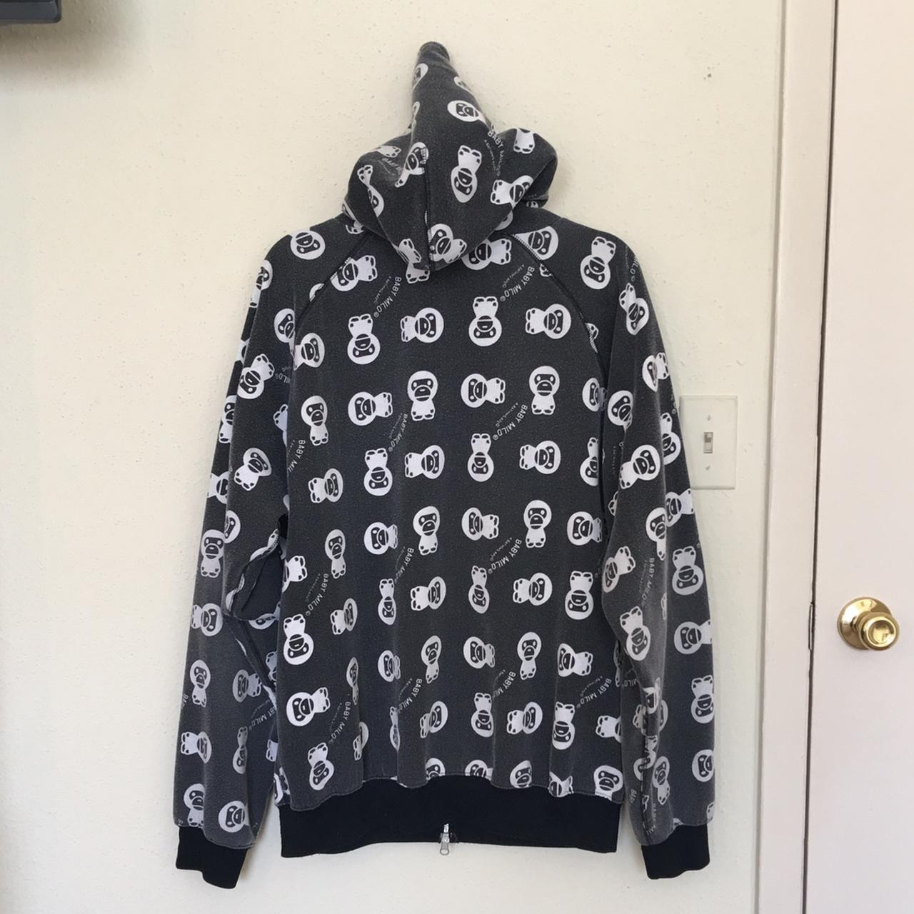 #abathingape Baby milo Full zip monogram hoodie .... - Depop