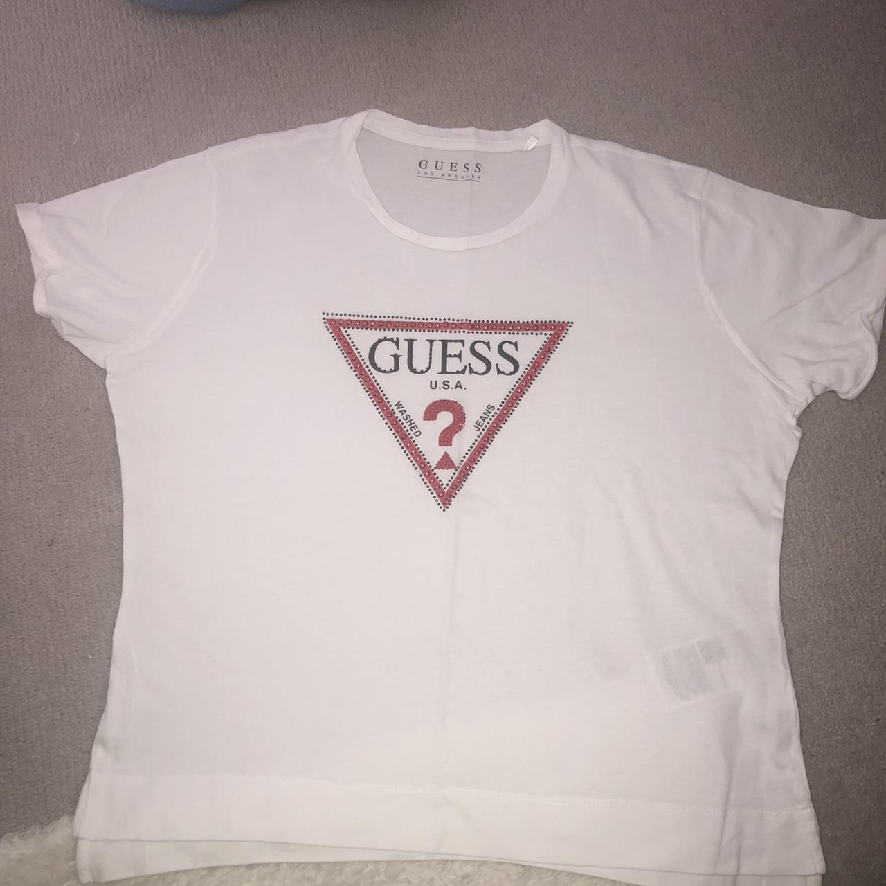 Guess washed 2024 jeans t shirt