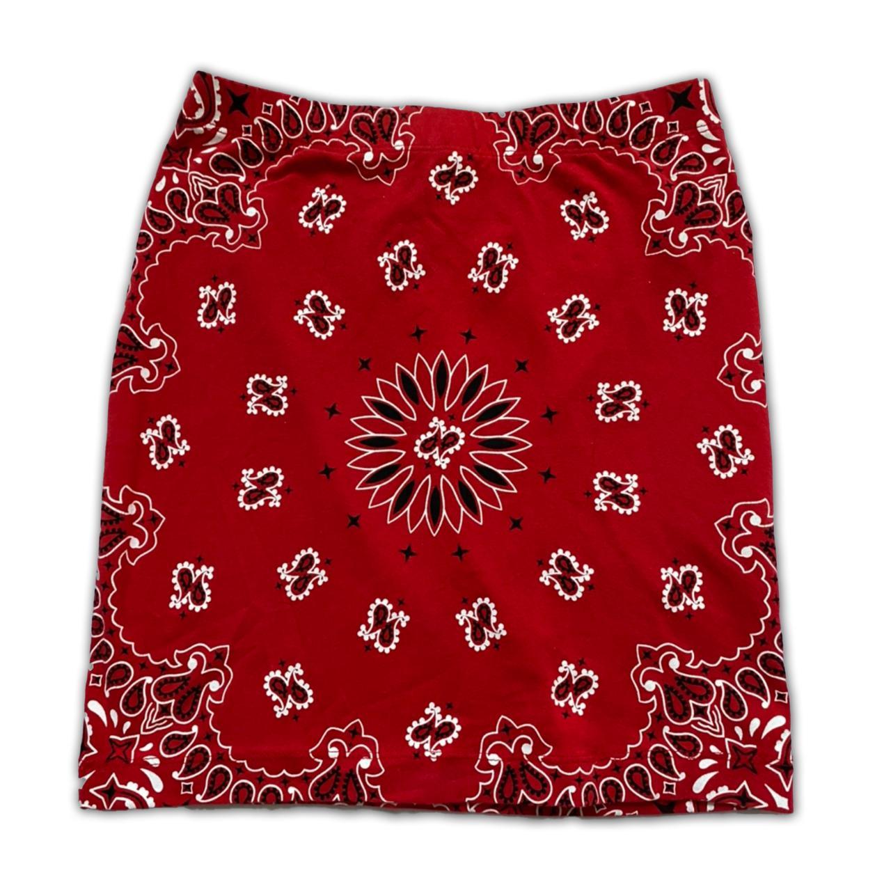 Red bandana shorts forever hot sale 21