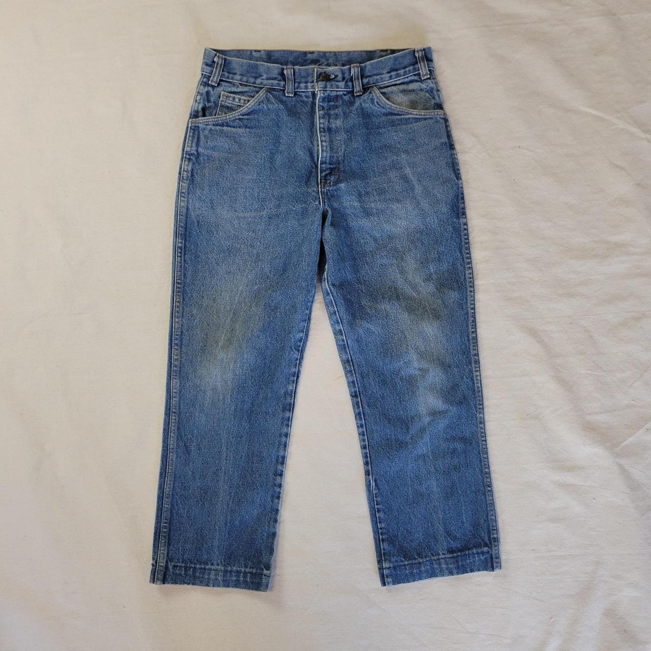 Vintage 70s Saddle King denim jeans. Classic look,... - Depop