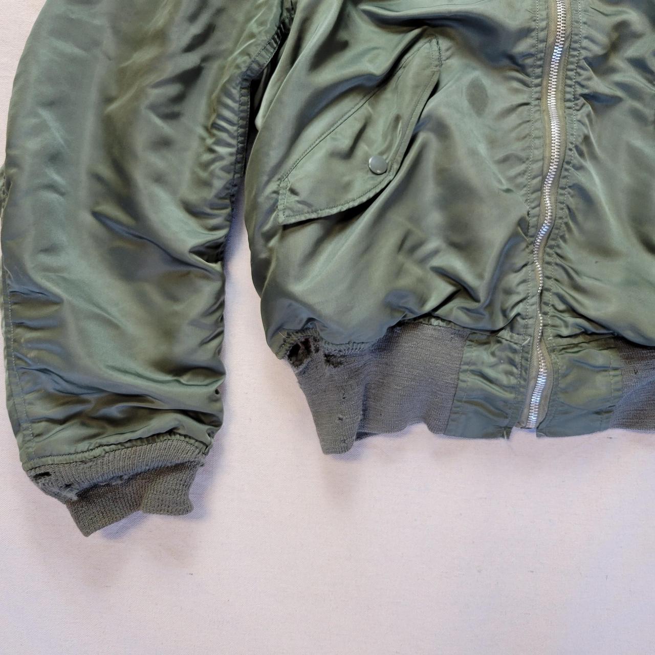 Vintage Alpha Industries MA-1 bomber jacket.... - Depop