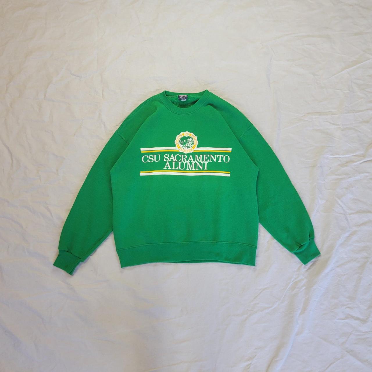 Vintage Csu Sacramento Crew Sweatshirt. Classic - Depop