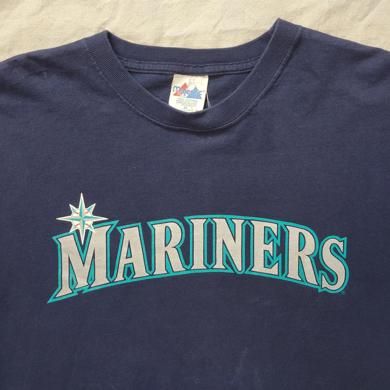 Vintage Mariners Edgar Martinez navy graphic... - Depop