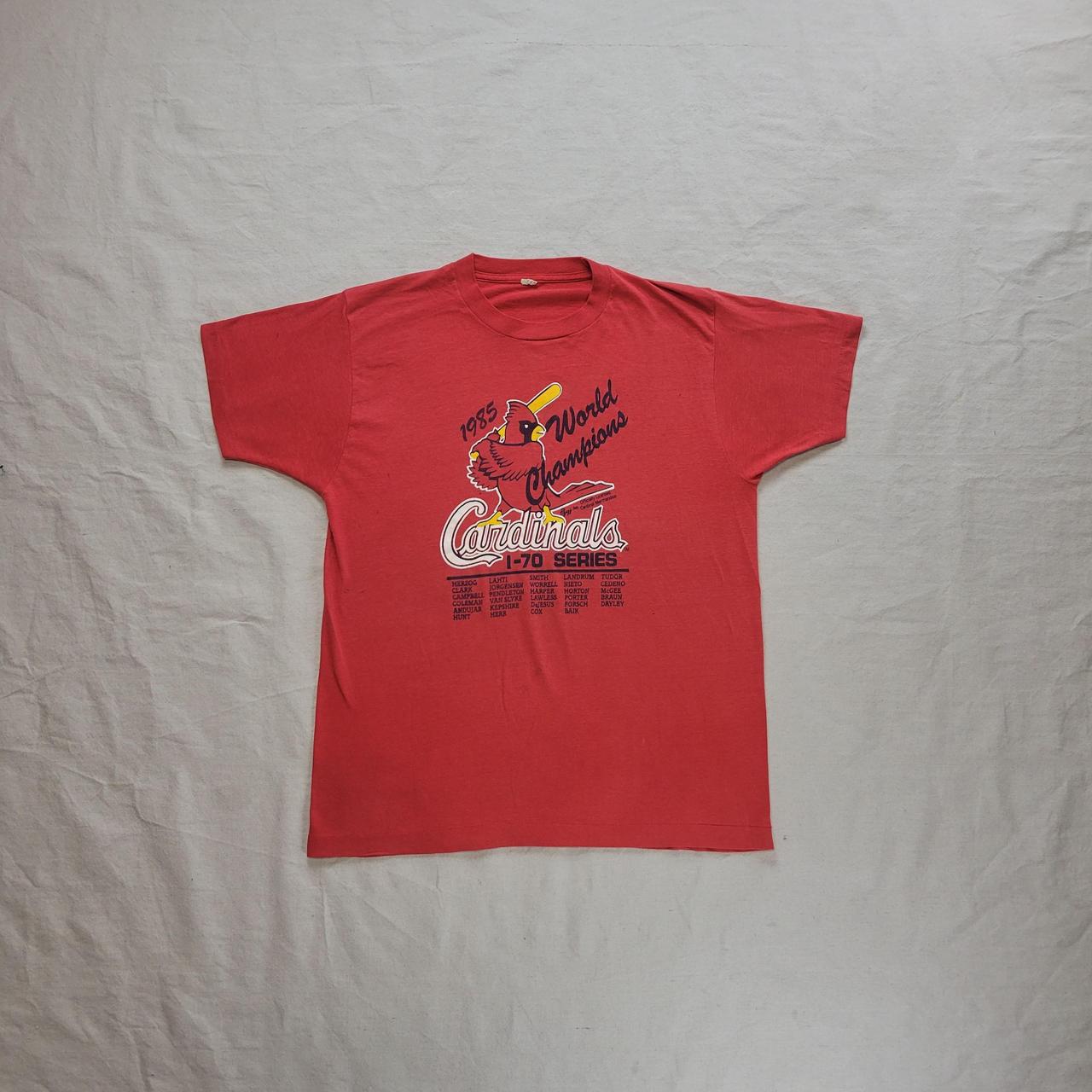 Vintage 1985 World Series World Champion St Louis Cardinals T-shirt