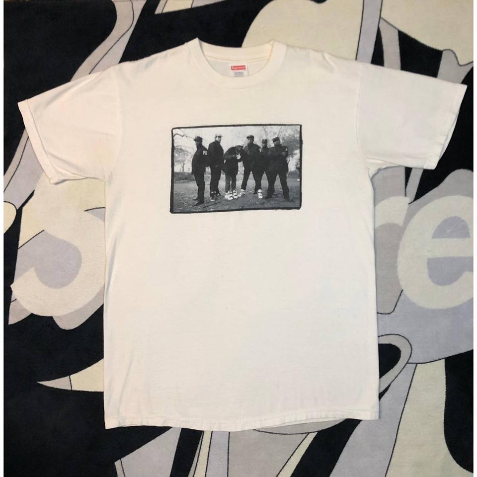 Supreme public enemy outlet t shirt