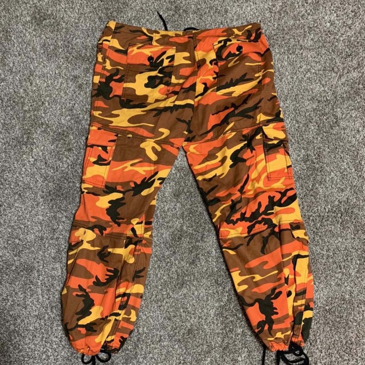 Orange camo pants cheap forever 21