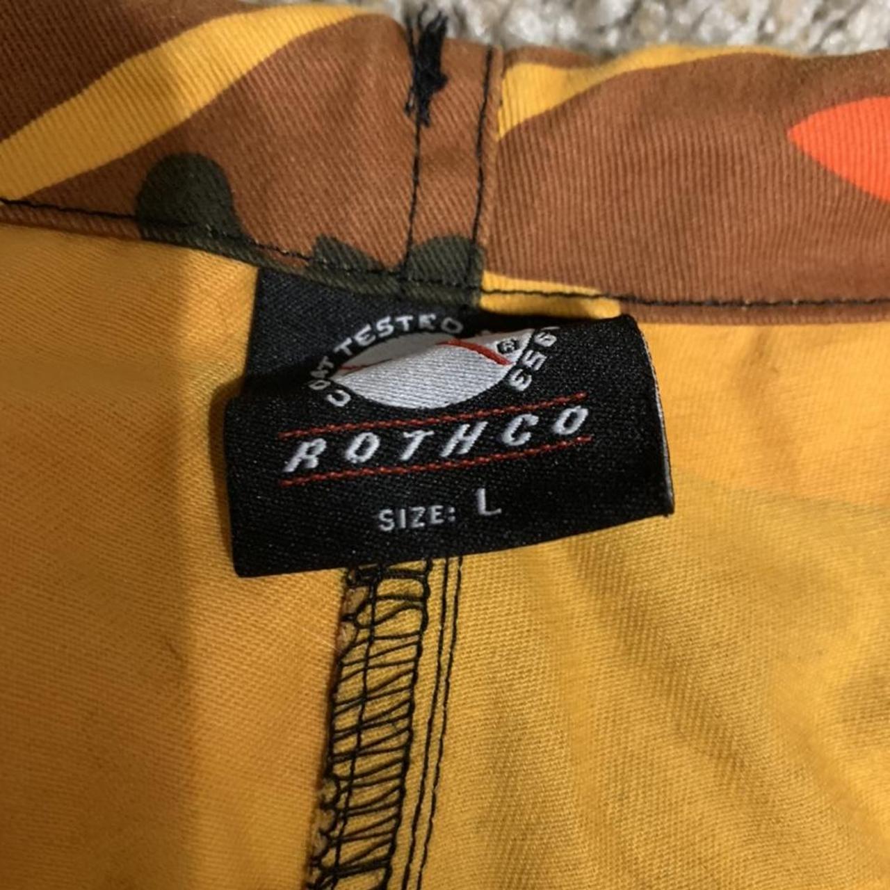 Orange camo cargo pants from the forever 21 website... Depop