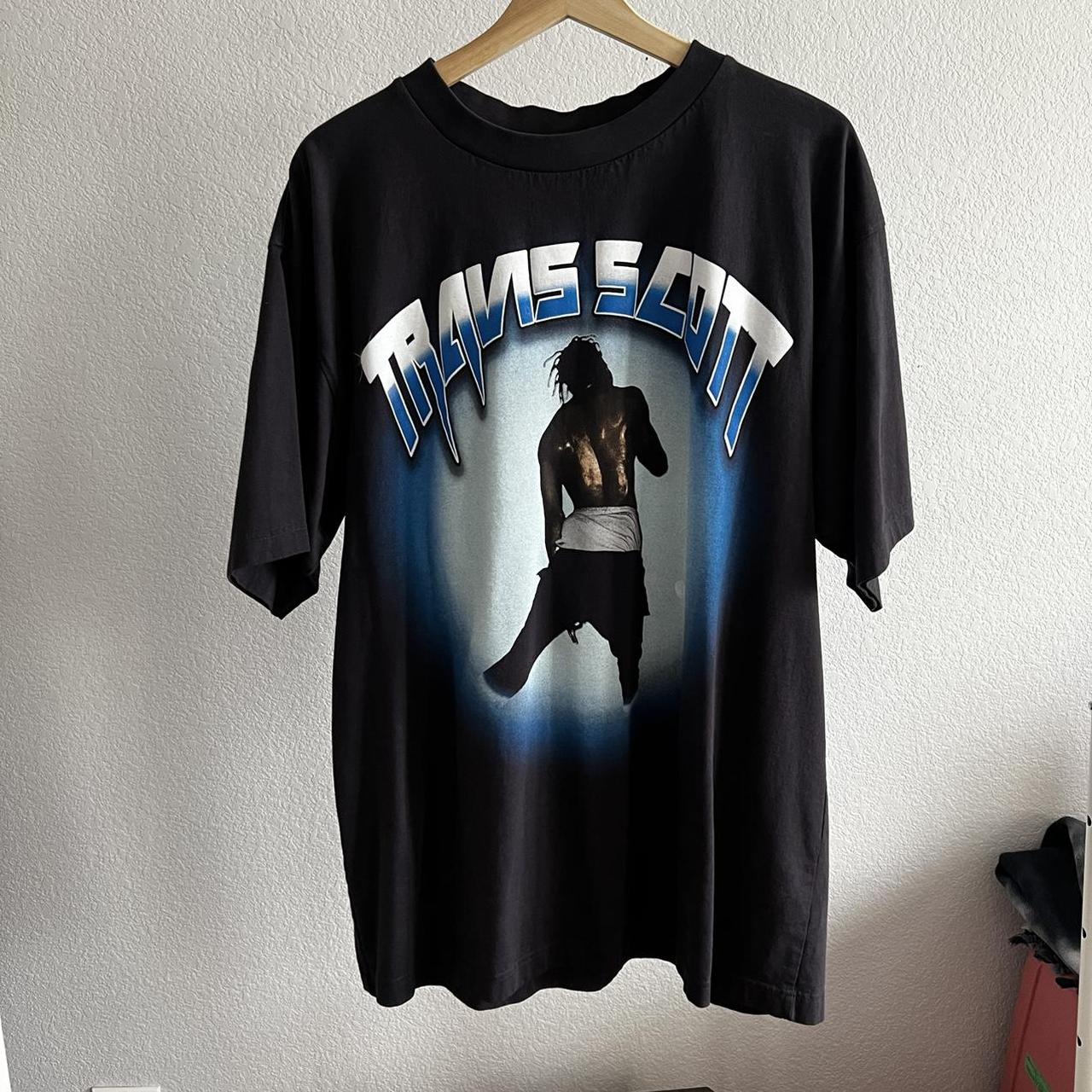 Travis Scott Rap Tee, L but fits like XL, Marino...