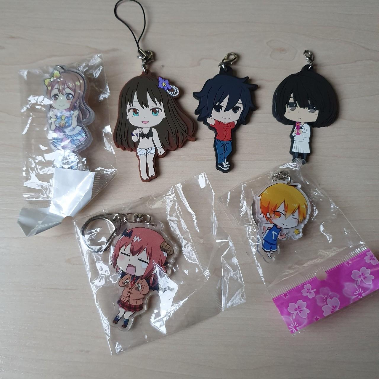 Anime keychains/rubber straps Rubber straps are... Depop
