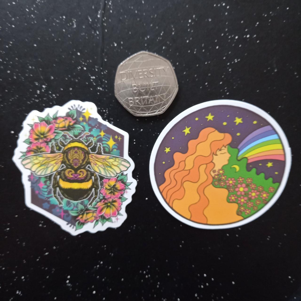 Product Image 1 - Funky Trippy Hippie Stickers. 2
