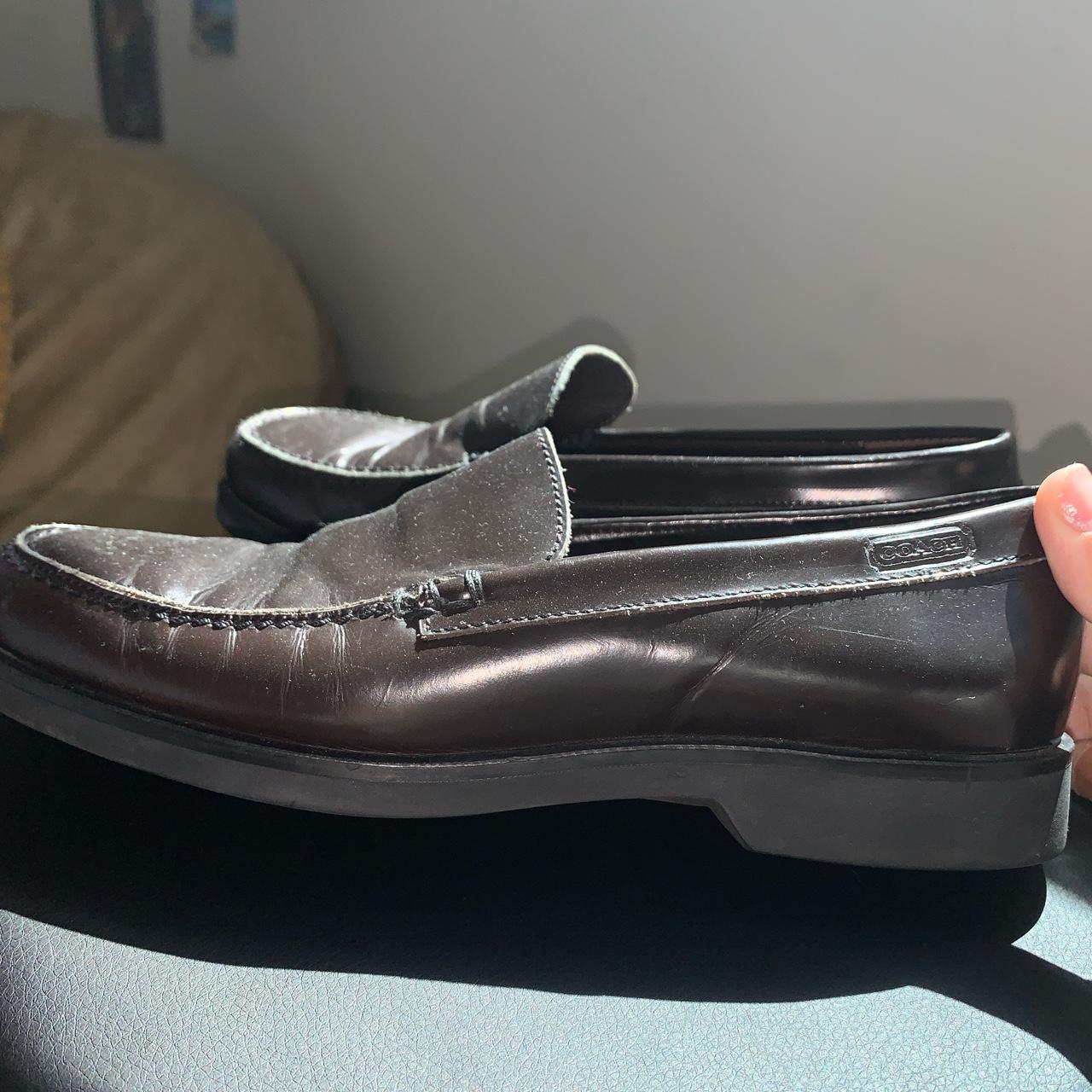 Vintage Coach business flats. VERY pre-loved but... - Depop