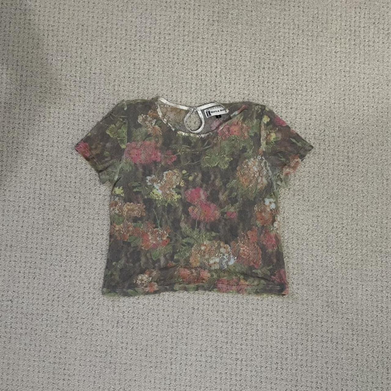 embroidered flower top