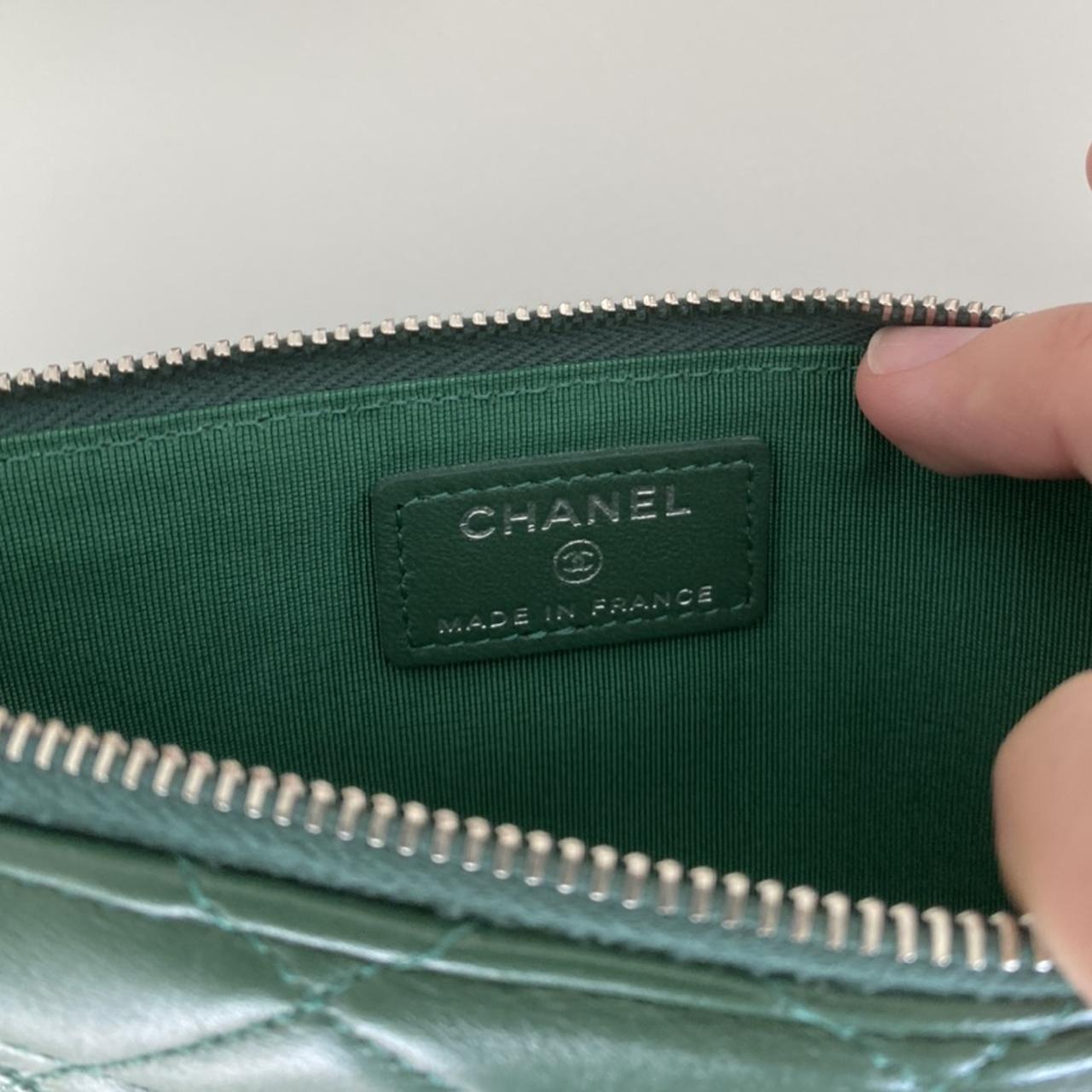 authentic chanel pink wallet