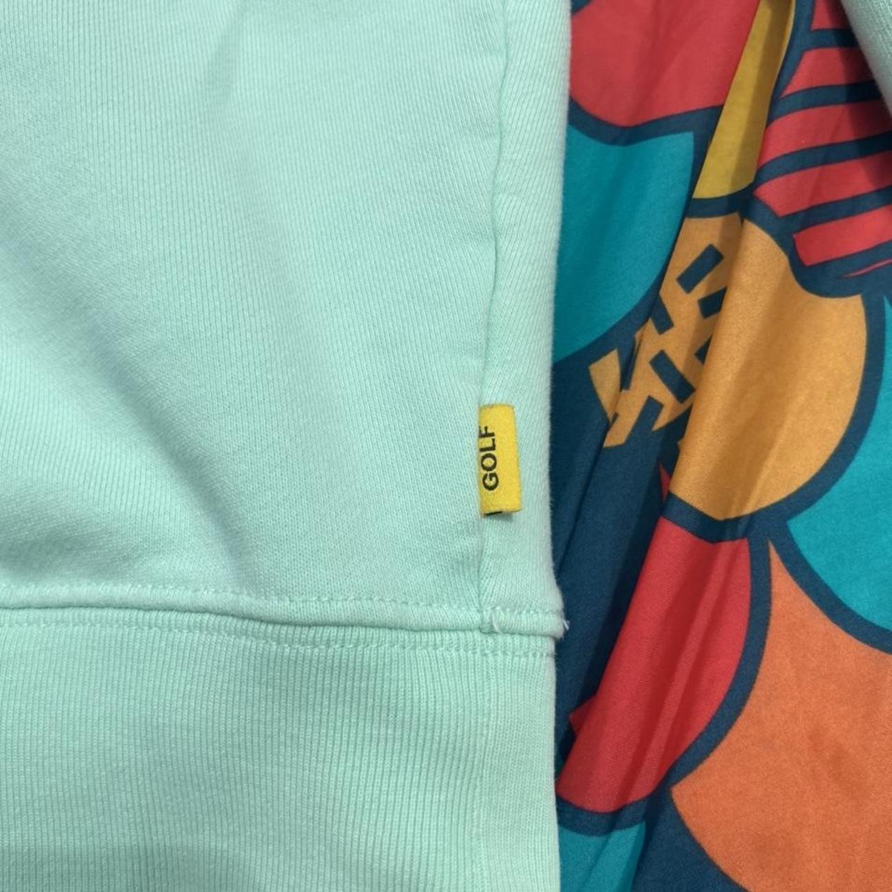 Mint green Golf Wang Medium Sweater Slight stain as... Depop