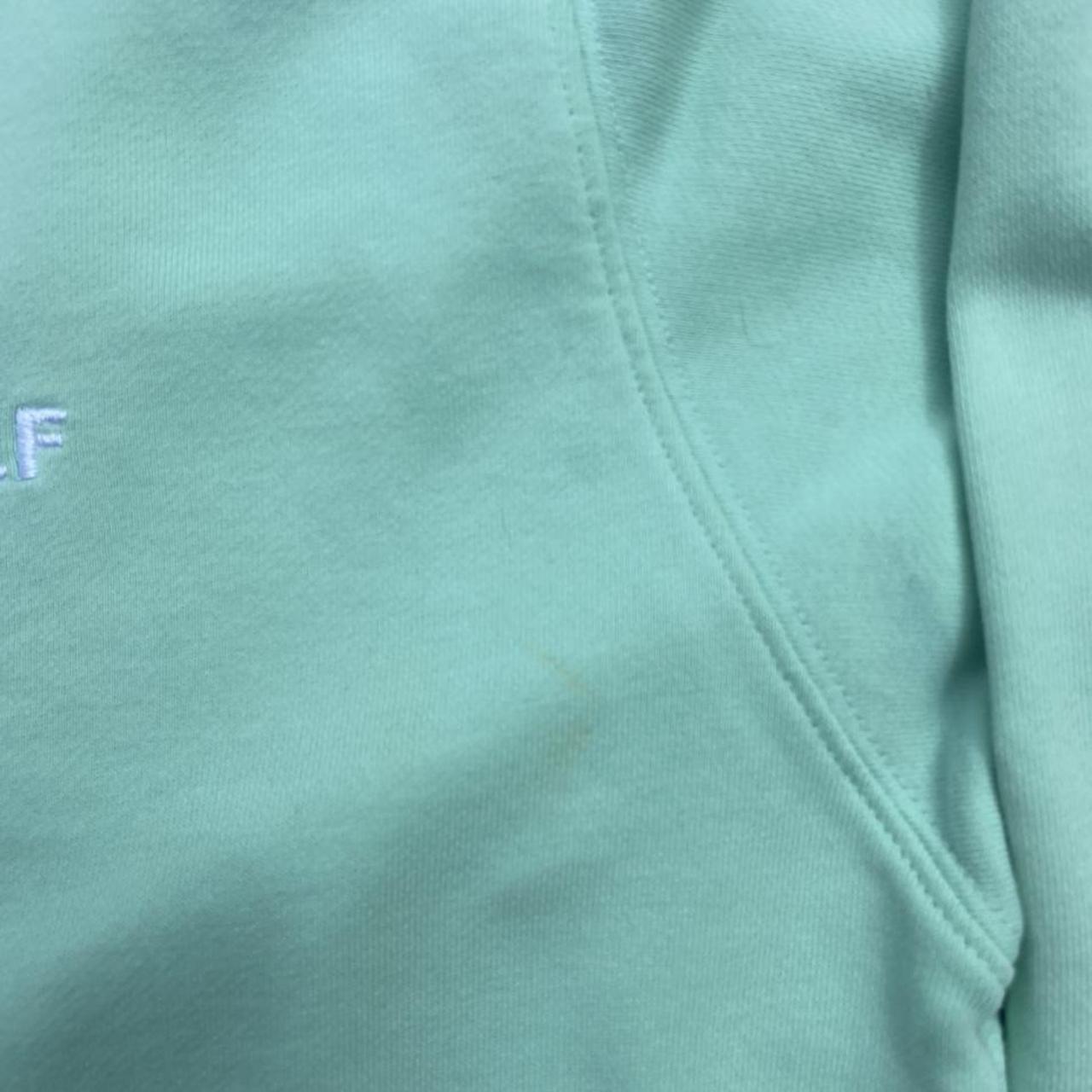 Mint green Golf Wang Medium Sweater Slight stain as... Depop